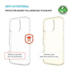 FIXED TPU gelový kryt ReStory AntiUV pro Apple iPhone 16 Pro, čirý (FIXSTRE-1402)