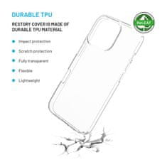 FIXED TPU gelový kryt ReStory AntiUV pro Apple iPhone 16 Pro, čirý (FIXSTRE-1402)