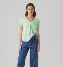 Vero Moda Dámské triko VMBRIT Loose Fit 10285552 Silt Green (Velikost M)