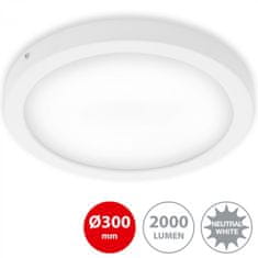 BRILONER BRILONER LED stropní svítidlo, pr. 30 cm, 21 W, bílé BRI 7141-416