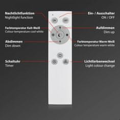 BRILONER BRILONER CCT svítidlo LED panel, 100 cm, 24 W, bílé BRILO 7381-316