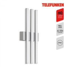 BRILONER BRILONER TELEFUNKEN LED venkovní svítidlo 37 cm 3x12W 1440lm stříbrná TF 313104TF