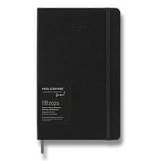 Moleskine Diář Smart Writing 2025 L, týdenní, černý