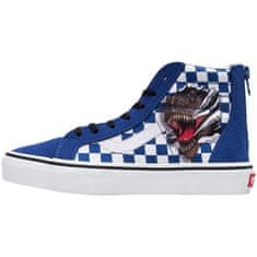 Vans Kecky skateboardové modré 32.5 EU SK8HI Zip