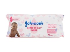 JOHNSON´S 72ks baby gentle all over wipes, čisticí ubrousky