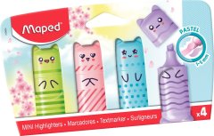 Maped Zvýrazňovače FluoPeps Mini Pastel 4ks