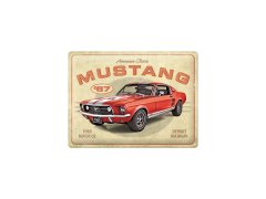 Nekupto Cedule 30x40 Ford Mustang GT 1967 Red NA23298