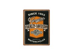 Nekupto Cedule 30x40 Harley-Davidson - Genuine Motorcycles Ribbon NA23360