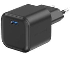 Swissten síťový adaptér gan 1x usb-c 35w power delivery černý