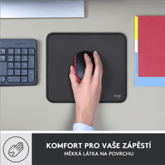 Logitech Podložka pod myš Mouse Pad Studio Series, 20 x 23 cm - černá