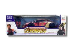 INTEREST Avengers R/C - auto ferrari na dálkové ovládání se světly 1:24.