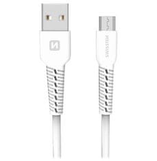 Swissten datový kabelusb/micro usb bílý 1,2m (samoprodavač)