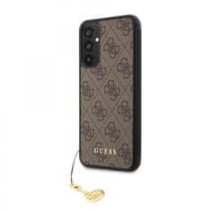 Guess Zadní kryt 4G Charms na Samsung A34 Brown