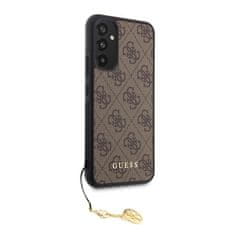 Guess Zadní kryt 4G Charms na Samsung A34 Brown