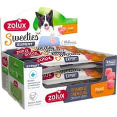 Zolux Sweeties Krémová pochoutka pro psy s kuřecím masem 14g/1ks