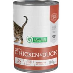 Nature's Protection Cat konz. Sterilised kuře/kachna 400 g