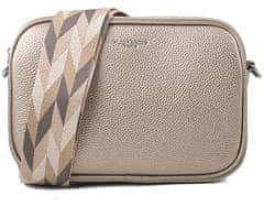 FLORA & CO Dámská crossbody kabelka 6915 Taupe Metal