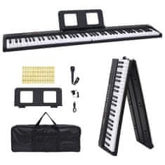 shumee vidaXL 88 kláves Piano Electric Keyboard s hudebním stojanem Skládací