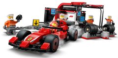 LEGO City 60443 Zastávka v boxech F1 a personál s vozem Ferrari