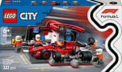 LEGO City 60443 Zastávka v boxech F1 a personál s vozem Ferrari