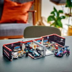 LEGO City 60444 Garáž F1 a vozy Mercedes-AMG a Alpine