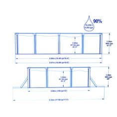 Bestway Bazén Hydrium Oval 5 x 3,6 x 1,2 m - 56586