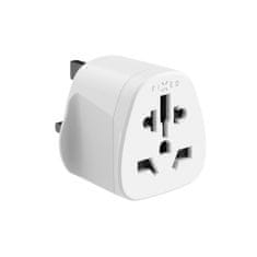 FIXED Adaptér UK Adapter pro zapojení UK, US, AUS nabíječek do UK zásuvek, bílý FIXCT-UK