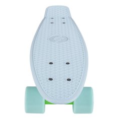 Spokey K838899 CRUISER Pennyboard, světle modrý - zelená kolečka (22 x 6")