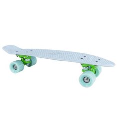 Spokey K838899 CRUISER Pennyboard, světle modrý - zelená kolečka (22 x 6")