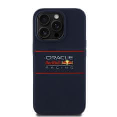 Red Bull Zadní kryt Silicone Horizontal Logo MagSafe pro iPhone 14 Pro Navy