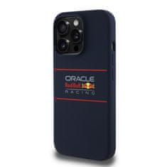 Red Bull Zadní kryt Silicone Horizontal Logo MagSafe pro iPhone 14 Pro Navy