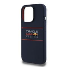 Red Bull Zadní kryt Silicone Horizontal Logo MagSafe pro iPhone 14 Pro Navy