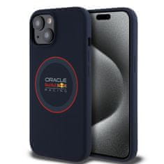 Red Bull Zadní kryt Silicone Red Ring MagSafe pro iPhone 14 Navy