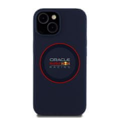 Red Bull Zadní kryt Silicone Red Ring MagSafe pro iPhone 14 Navy