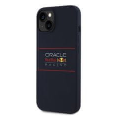 Red Bull Zadní kryt Silicone Horizontal Logo MagSafe pro iPhone 14 Navy