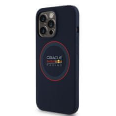 Red Bull Zadní kryt Silicone Red Ring MagSafe pro iPhone 13 Pro Navy