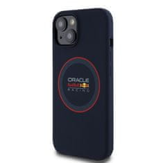 Red Bull Zadní kryt Silicone Red Ring MagSafe pro iPhone 14 Navy