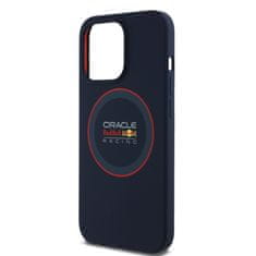 Red Bull Zadní kryt Silicone Red Ring MagSafe pro iPhone 13 Pro Navy