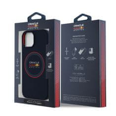 Red Bull Zadní kryt Silicone Red Ring MagSafe pro iPhone 14 Navy