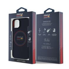 Red Bull Zadní kryt Silicone Red Ring MagSafe pro iPhone 13 Navy