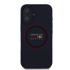 Red Bull Zadní kryt Silicone Red Ring MagSafe pro iPhone 16 Navy