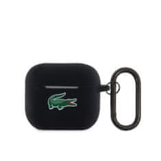 Lacoste Pouzdro Liquid Silicone Croc Logo pro AirPods 3 černé