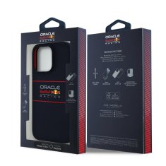 Red Bull Zadní kryt Silicone Vertical Logo MagSafe pro iPhone 15 Pro Navy