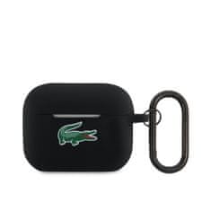 Lacoste Pouzdro Liquid Silicone Croc Logo Pouzdro pro AirPods Pro 2 černé