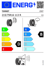 TOMKET VAN 8PR 215/75 R16 R113