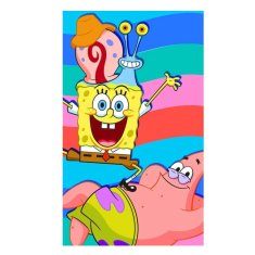 Carbotex  Dětský ručník Sponge Bob s Patrickem a Garym 30x50 cm