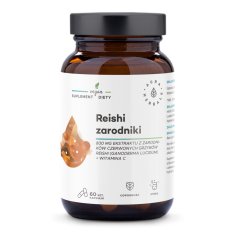 Aura Herbals Aura Herbals spory reishi 800 mg + vitamín C 60 kapslí BI7947