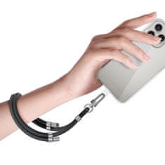 Tech-protect Wrist Strap šňůrka na mobil, sivá/stříbrná