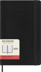 Moleskine Diář 2025 černý L, denní, měkký