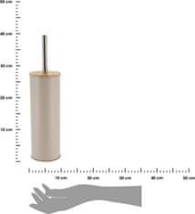 Dekorstyle WC kartáč v nádobě GREC 39,5 cm béžový